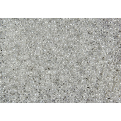 TOHO Round 11/0 Trans-Lustered Crystal 101 | Japanese Glass Beads