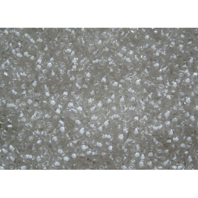 TOHO Round 11/0 Inside-Color Crystal/Snow Lined 981 | Japanese Beads