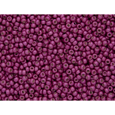 TOHO Round 11/0 Matte Galvanized Orchid PF563F | Japanese Beads