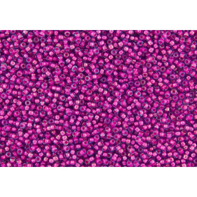 TOHO Round 11/0 Seed Beads Neon Pink Luminous Sapphire 980 | 10g