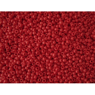 TOHO Round 11/0 Seed Beads Opaque Pepper Red 45 | Japanese Glass