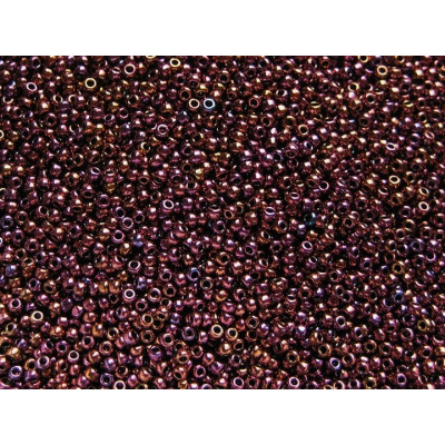 TOHO Round 11/0 Seed Beads Higher-Metallic Amethyst 502 | Glass Beads