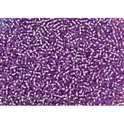 TOHO Round 11/0 Seed Beads Silver-Lined Lt Grape 2219 | 10g