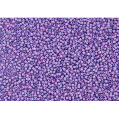 TOHO Round 11/0 Aqua Bubble Gum Pink Lined 937 | Japanese Beads