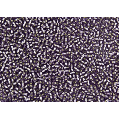 TOHO Round 11/0 Silver-Lined Frosted Lt Tanzanite 39F | 10g