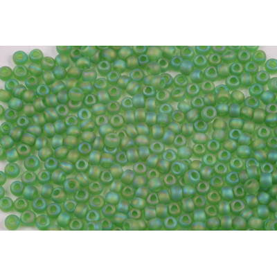 TOHO Round 8/0  N. 217 Trans-Rainbow-Frosted Peridot