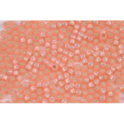 TOHO Round 8/0  N. 1188 Silver-Lined Milky Peach