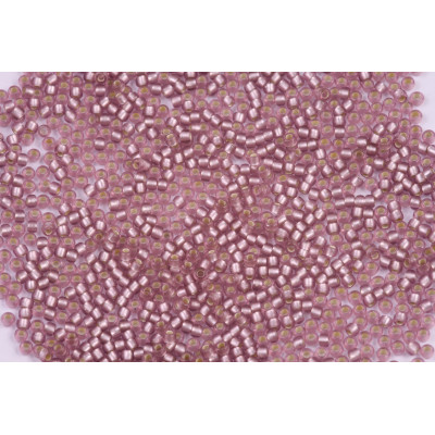TOHO Round 11/0  N. 949 Silver-Lined Frosted Lt Amethyst