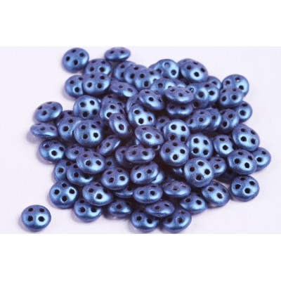 CzechMates QuadraLentil 6mm N. 13 METALLIC SUEDE BLUE