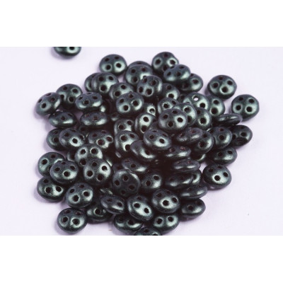CzechMates QuadraLentil 6mm N. 18 METALLIC SUEDE DARK FOREST
