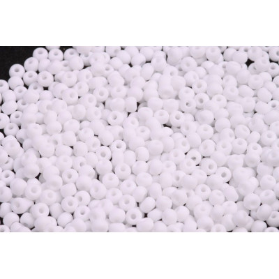 PRECIOSA Seed beads 5/0 N. 542 White