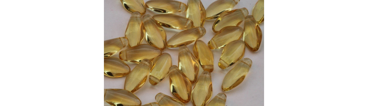 Dagger Beads 7x14 mm | Czech Glass Beads | BeadsBohemia