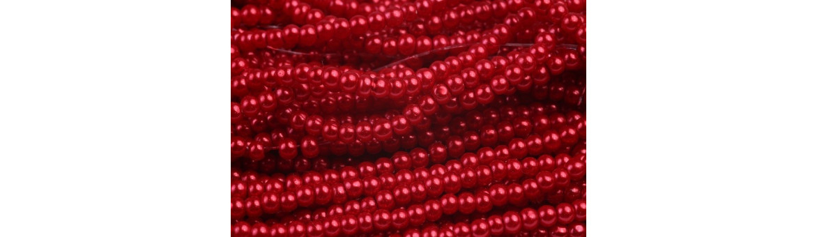 ROUND WAXED BEADS 3 mm