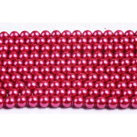 Perles rondes cirées 8 mm