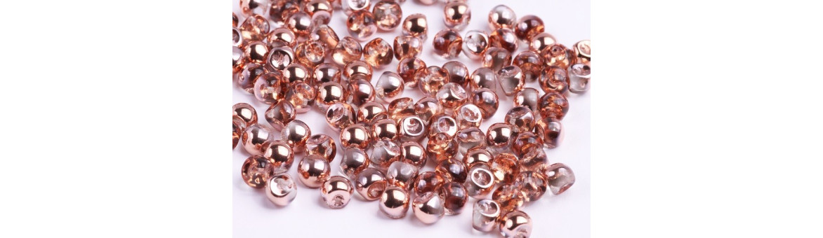 Mushroom Beads Button 6x5mm