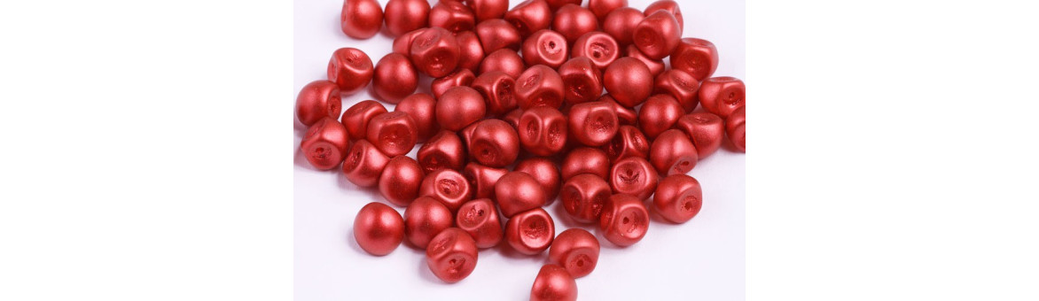 Perles Bouton Champignon 9x8mm