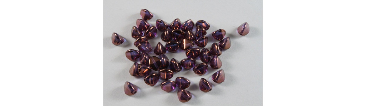 Pinch Beads 6x5mm - Perle di vetro ceche