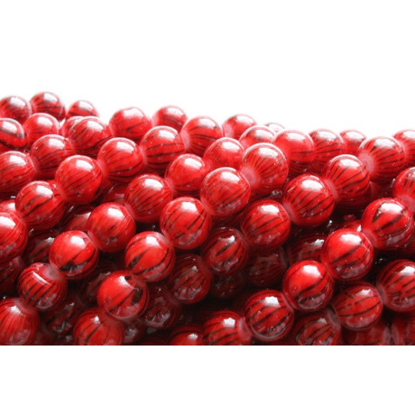 Perles Round Druck 6 mm