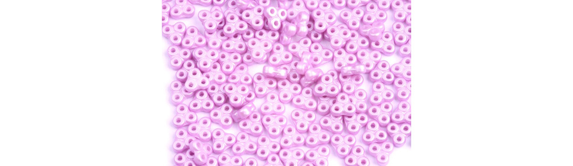 Perles Trinity 2x5 | Verre Tchèque | BeadsBohemia