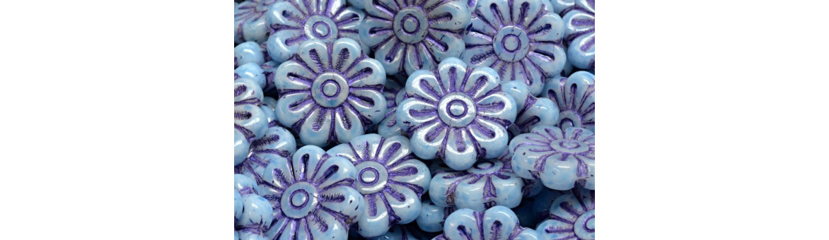 Daisy Flower Beads 18x18mm | BeadsBohemia