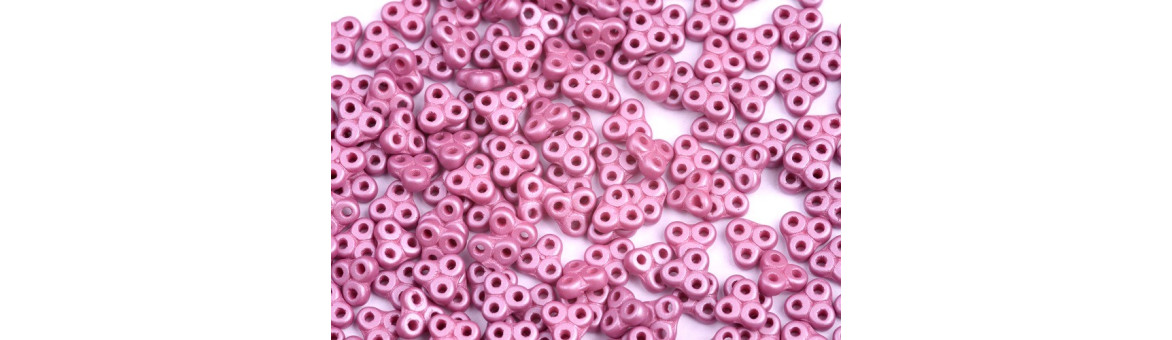 Trinity Perlen 4x8mm - Tschechisches Glas | BeadsBohemia