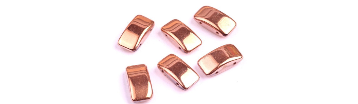 Cuentas Carrier Rutkovský 9x17mm - Cuentas de vidrio checas