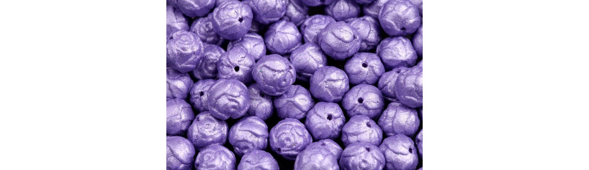 8 mm Round Beads Rose | BeadsBohemia