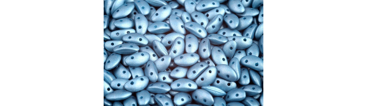 Cuentas MobyDuo® 3x8mm - Vidrio Checo