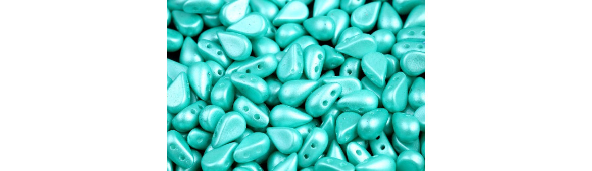 Tear Duo Beads - Unique Czech Glass Beads | BeadsBohemia