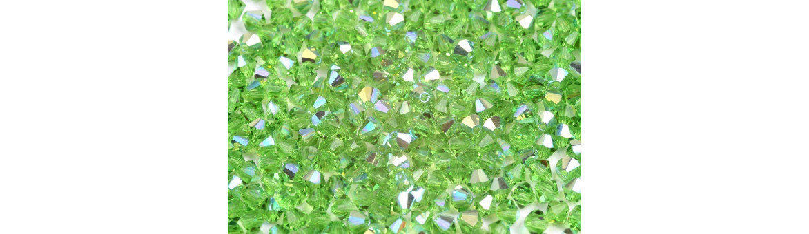 Rutkovský Bicone Beads aus tschechischem Glas