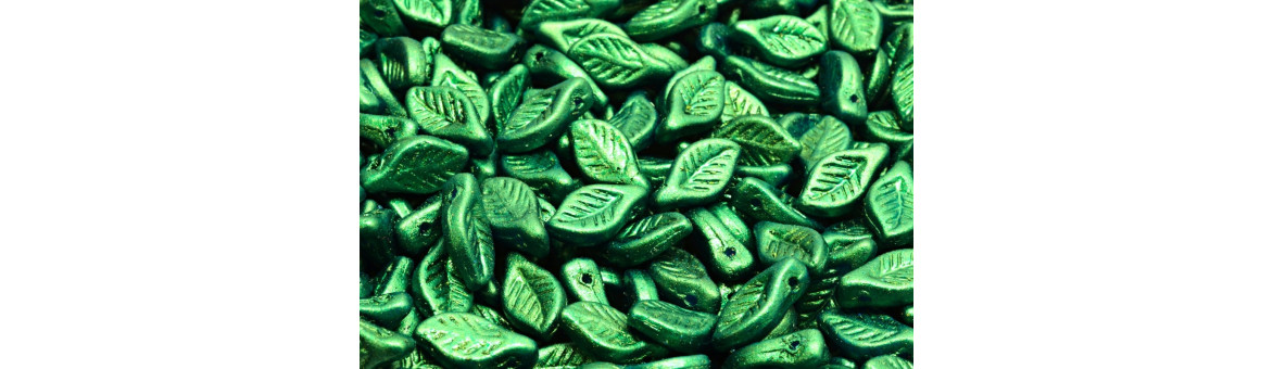 Bay Leaf Beads 6x12mm