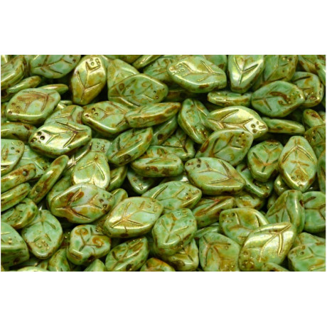 Cherry Leaf Perles 7x12 mm