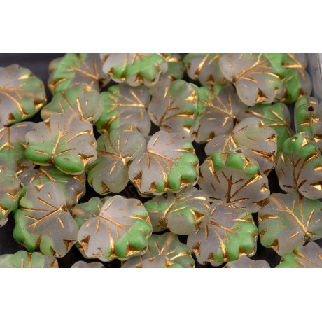 Ahornblatt Perlen 13x11 mm