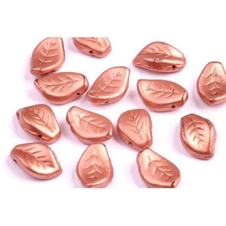 Perles Feuille Ondulée 9x14 mm