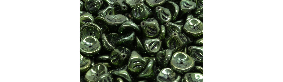 Daylily Flower Beads 10x8mm