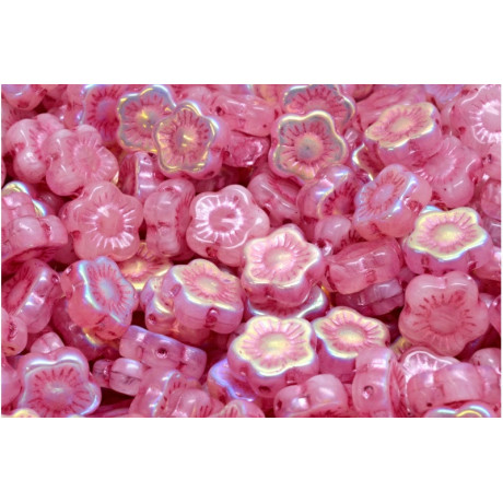 Perles Fleur de Soleil Couchant 10x10 mm