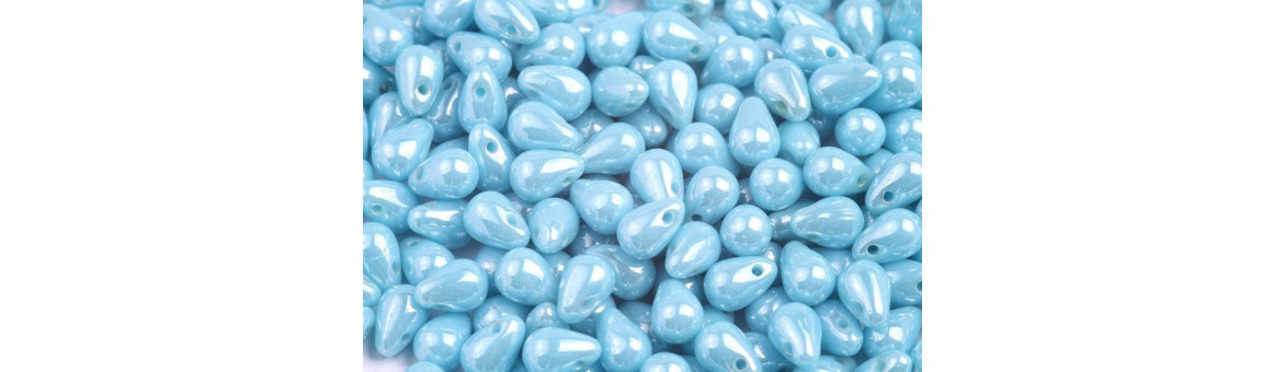 Cuentas Gota 4x6mm - Cuentas Cristal Checas | BeadsBohemia