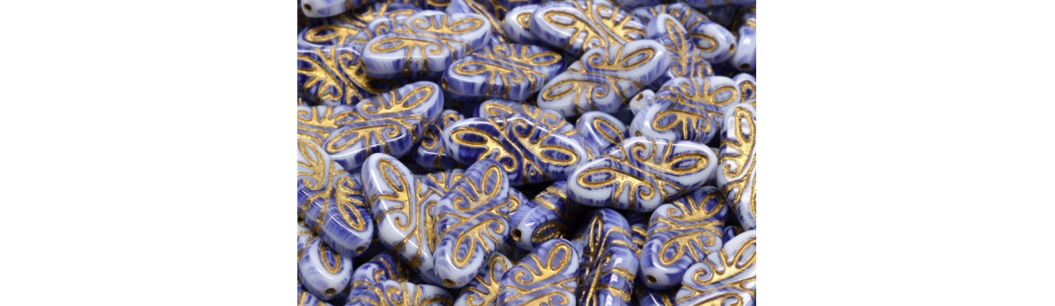 Perles Arabesque 19x9mm