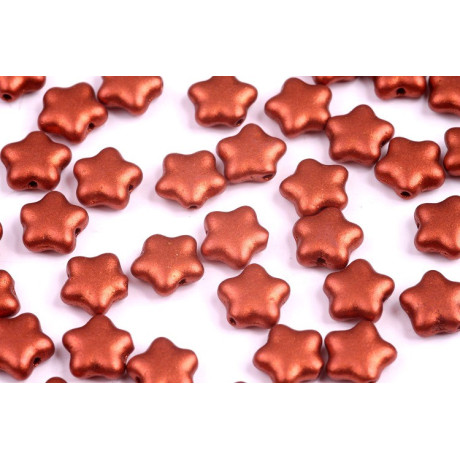 Perles Étoile Plate 8x8 mm