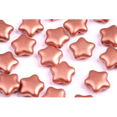 Cuentas Estrella Plana 12x12 mm