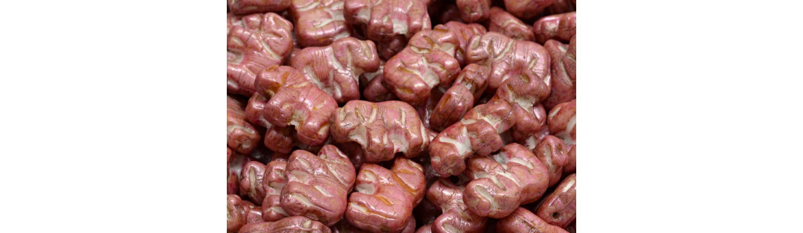 Elephant Beads 15x11mm