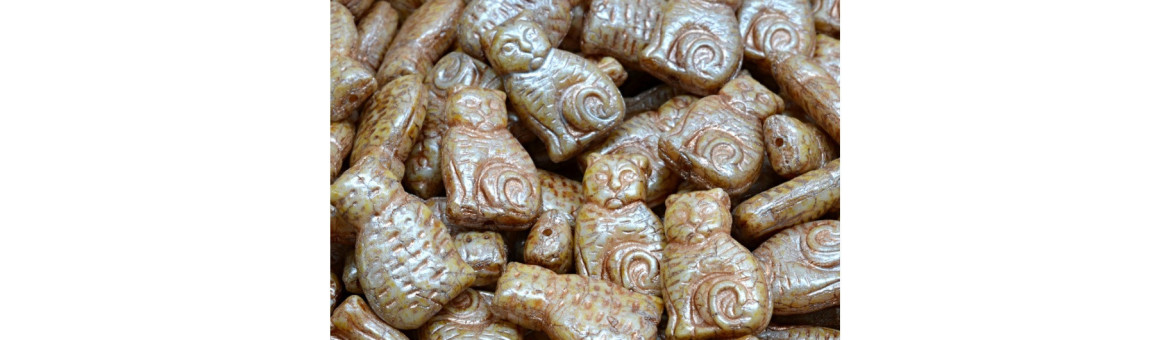 Katzenperlen 17x11mm