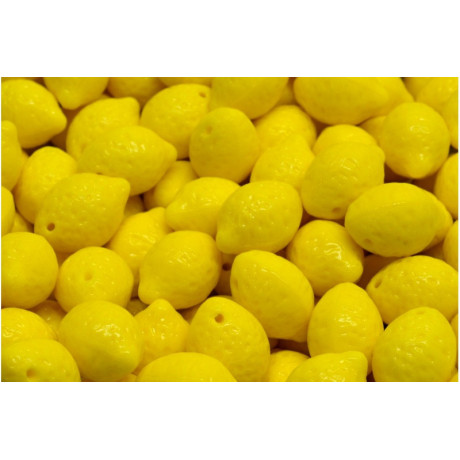 Zitronenperlen 10x14 mm