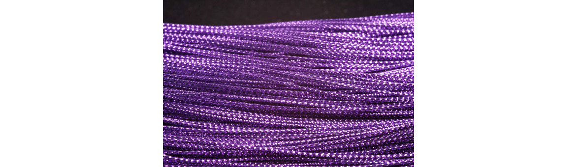 Ficelles Lurex 0,8 mm | BeadsBohemia