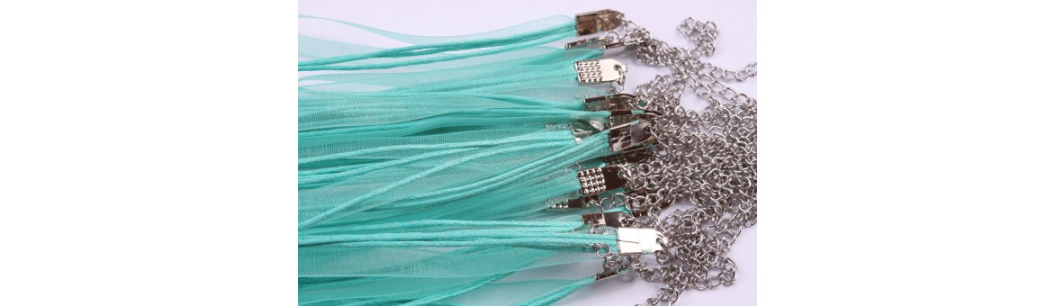 Cordon avec Mousseline - BeadsBohemia