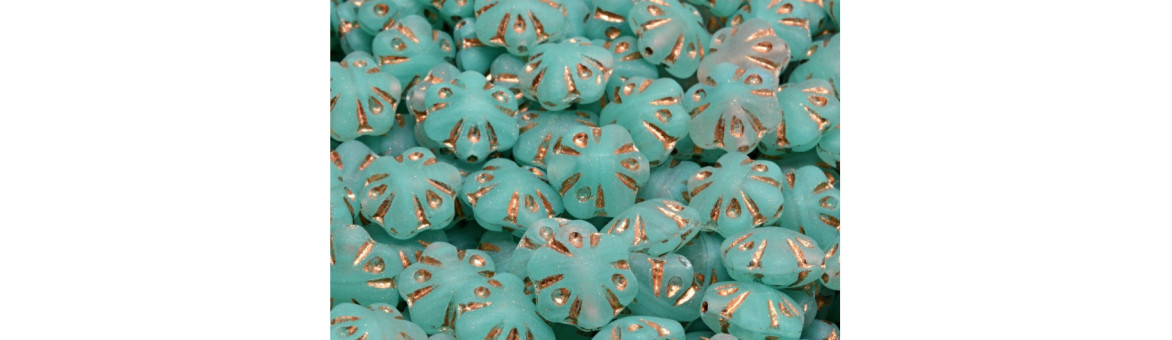 Folklore Flower Beads 11x11 mm