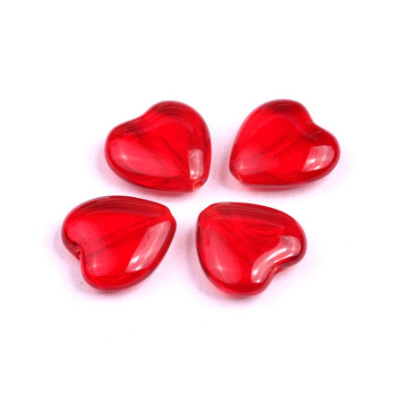 Heart Beads 15 mm