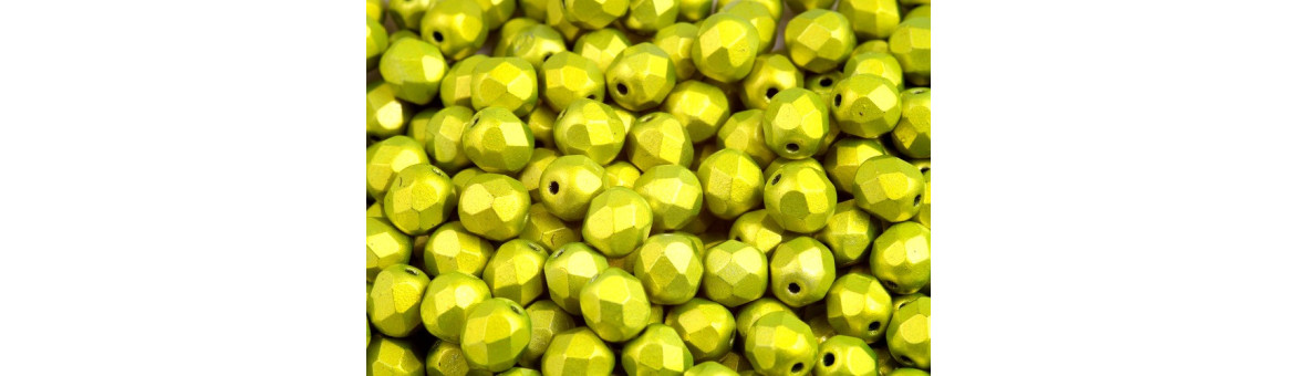 Perles Rondes Fire Polished 6mm | BeadsBohemia