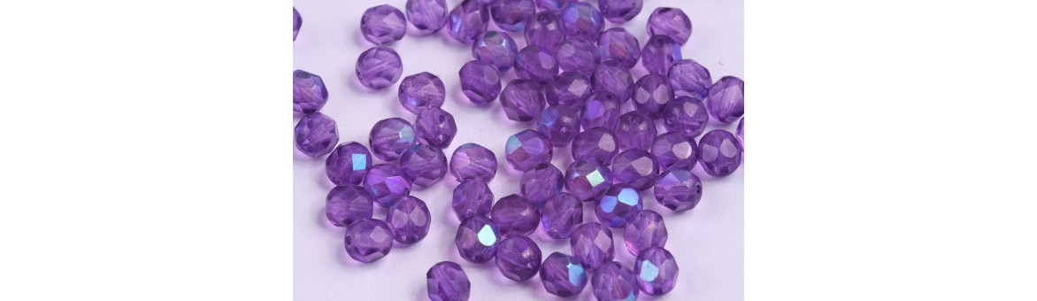 Perles Fire Polished Rondes 7mm | BeadsBohemia