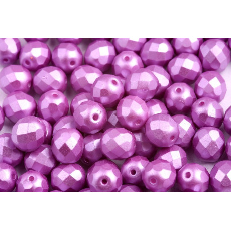 Perles rondes Fire Polished 8 mm